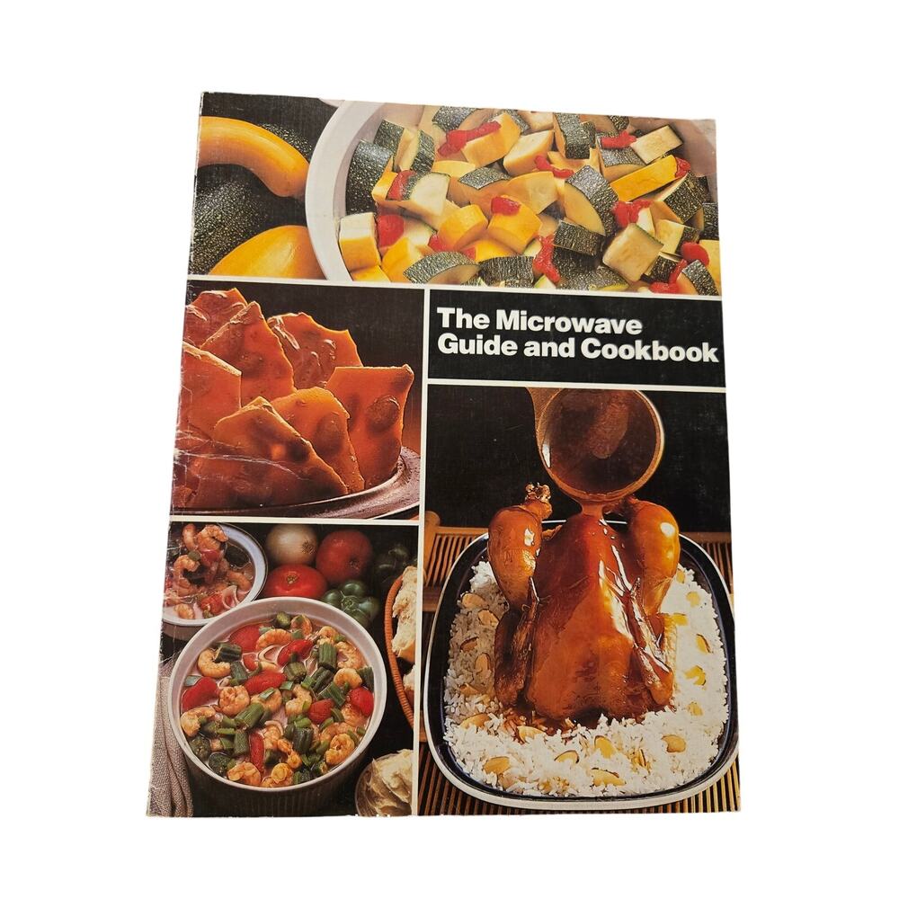 Vintage GE Microwave Guide and Cookbook 1980s General Electric Manual 39-4541